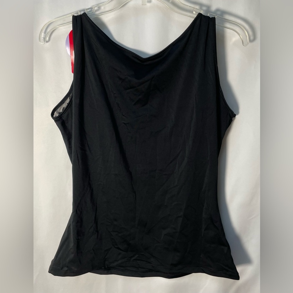 SPANX Black Lace Bateau Tank - Picture 2 of 4